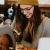 a woman in a hat